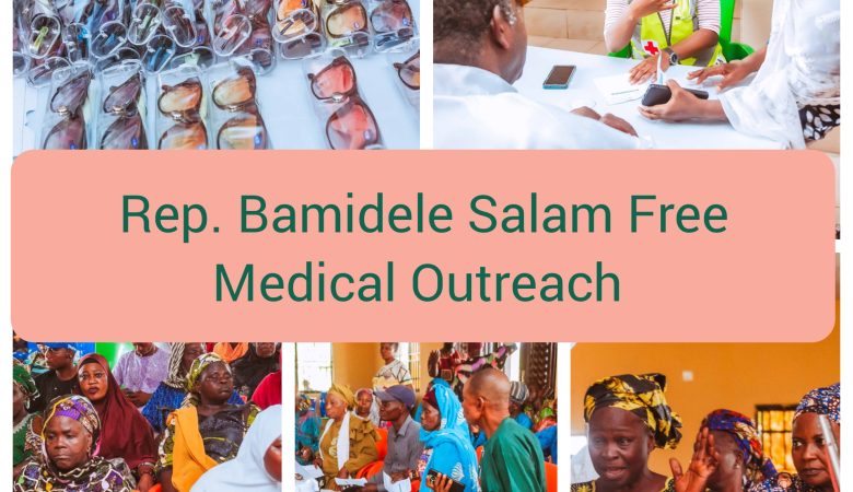 Healthcare: Rep Bamidele Salam Organises Free Medical Outreach, As Constituents Enjoy Free Tests, Medications