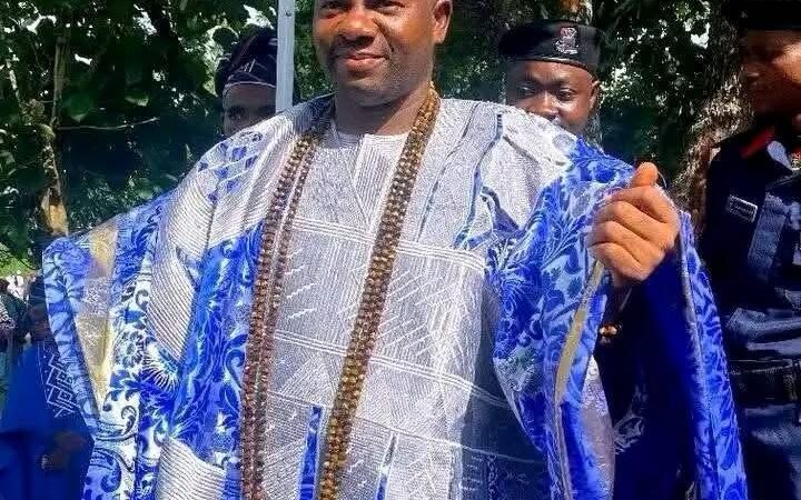 Rep. Bamidele Salam Felicitates Oba Abdulrasaq Taiwo Adegboye on 4th Anniversary as Alawo of Awo